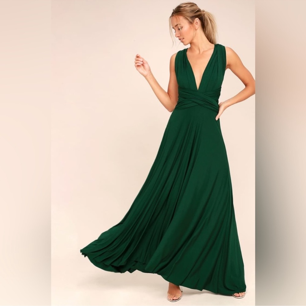 Lulu’s Tricks of the Trade Dress - Forest Green